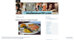 Desktop Screenshot of mealplanner101.wordpress.com