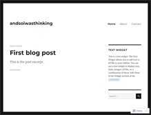 Tablet Screenshot of andsoiwasthinking.wordpress.com