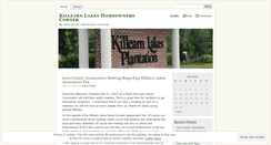 Desktop Screenshot of killearnlakes.wordpress.com