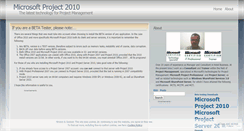 Desktop Screenshot of msproject2010.wordpress.com