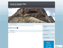Tablet Screenshot of correiodoagreste.wordpress.com
