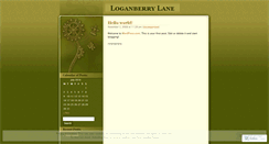 Desktop Screenshot of loganberrylane.wordpress.com