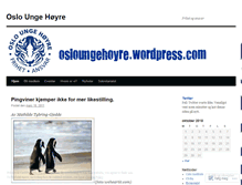 Tablet Screenshot of osloungehoyre.wordpress.com