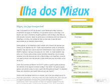 Tablet Screenshot of ilhadosmigux.wordpress.com