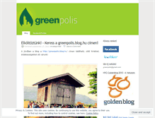 Tablet Screenshot of greenpolis.wordpress.com