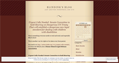 Desktop Screenshot of blindink.wordpress.com