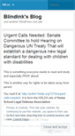 Mobile Screenshot of blindink.wordpress.com