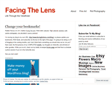 Tablet Screenshot of facingthelens.wordpress.com