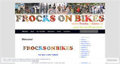 Desktop Screenshot of frocksonbikes.wordpress.com