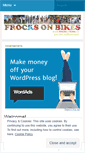 Mobile Screenshot of frocksonbikes.wordpress.com