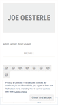 Mobile Screenshot of joeartistwriter.wordpress.com