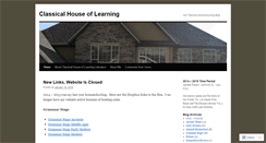 Desktop Screenshot of classicalhouseoflearning.wordpress.com