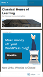 Mobile Screenshot of classicalhouseoflearning.wordpress.com