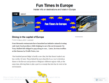 Tablet Screenshot of funtimesineurope.wordpress.com