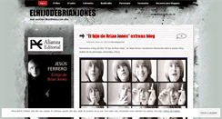 Desktop Screenshot of elhijodebrianjones.wordpress.com