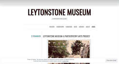 Desktop Screenshot of leytonstonemuseum.wordpress.com