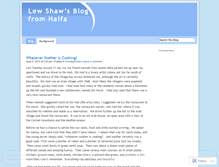 Tablet Screenshot of lewshaw.wordpress.com