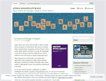 Tablet Screenshot of linguaggionaturale.wordpress.com