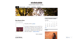 Desktop Screenshot of elodiebubble.wordpress.com