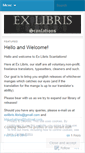 Mobile Screenshot of exlibrisscanlation.wordpress.com