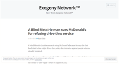 Desktop Screenshot of exogenynetwork.wordpress.com