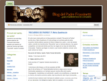 Tablet Screenshot of padrefrassinetti.wordpress.com