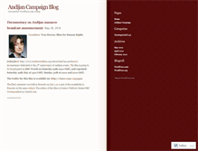 Tablet Screenshot of andijancampaign.wordpress.com