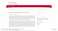 Desktop Screenshot of febriantara.wordpress.com