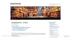 Desktop Screenshot of dickenswrote.wordpress.com