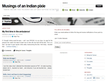 Tablet Screenshot of indianpixie.wordpress.com