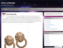 Tablet Screenshot of akiresatmidnight.wordpress.com