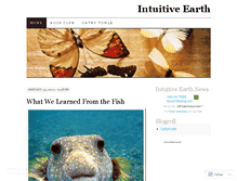 Tablet Screenshot of intuitiveearth.wordpress.com