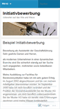 Mobile Screenshot of initiativbewerbung.wordpress.com