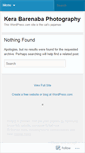 Mobile Screenshot of kerabarenabaphotography.wordpress.com