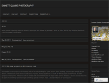 Tablet Screenshot of emmettquainephotography.wordpress.com