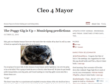 Tablet Screenshot of cleo4mayor.wordpress.com