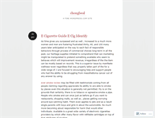 Tablet Screenshot of chongbeal.wordpress.com
