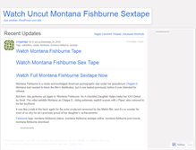 Tablet Screenshot of fishburnetape.wordpress.com