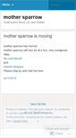 Mobile Screenshot of mothersparrow.wordpress.com