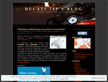 Tablet Screenshot of ducati749.wordpress.com