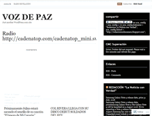 Tablet Screenshot of ministeriovozdepazusila.wordpress.com