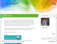 Tablet Screenshot of oldredcrayon.wordpress.com