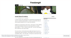 Desktop Screenshot of freedomgirl.wordpress.com