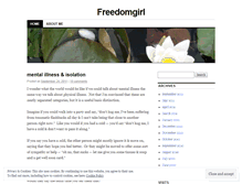 Tablet Screenshot of freedomgirl.wordpress.com