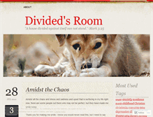 Tablet Screenshot of dividedsroom.wordpress.com