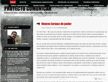 Tablet Screenshot of blogdecomunicacion.wordpress.com