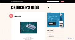 Desktop Screenshot of chouckie.wordpress.com