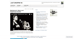 Desktop Screenshot of justdroppinin.wordpress.com