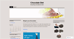 Desktop Screenshot of chocolatedietnews.wordpress.com
