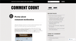 Desktop Screenshot of commentcount.wordpress.com